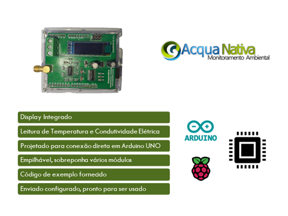 Kit Sensor Condutividade Elétrica AcquaKit-EC